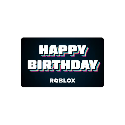 $50 Roblox Happy Birthday Gift Card (Email Delivery)