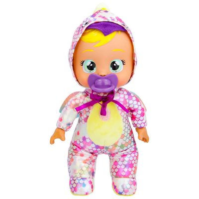 Cry Babies Tiny Cuddles Dinos Tilo with Pterodactyl Dinosaur Themed Metallic Pajamas 9 Baby Doll