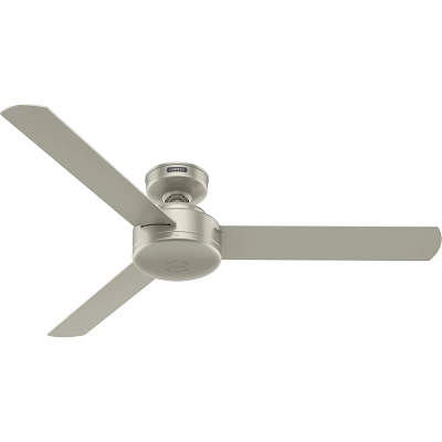 Hunter Fan 52 Presto Ceiling Fan and Wall Control Matte Nickel