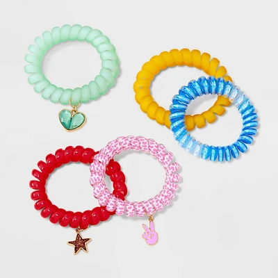 Girl 5pk Phone Cord Bracelet Set - Cat & Jack