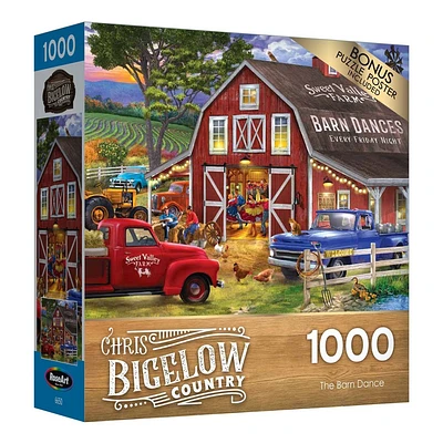 Cra-Z-Art Chris Bigelow 1000 pc Jigsaw Puzzle The Barn Dance