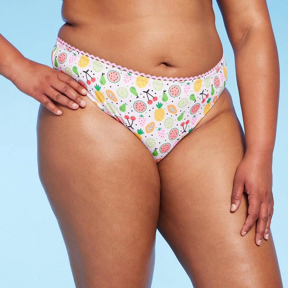 Wild Fable Womens Fruit Print High Leg Cheeky Bikini Bottom - Target in  Irvine, CA