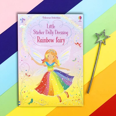 Little Sticker Dolly Dressing Rainbow Fairy - by Fiona Watt (Paperback)