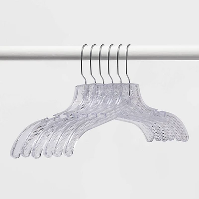 6pk Crystal Dress Hangers - Room Essentials