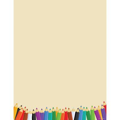 80ct Back To School Letterhead Ivory: Great Papers! Stationery Paper, 8.5x11, Unbound, Matte, School Supplies Deals