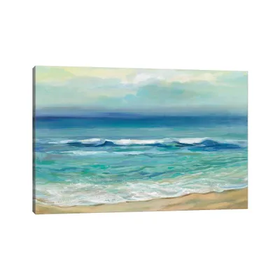 iCanvas 18x26x1.5 Seaside Sunrise by Silvia Vassileva Unframed Wall Canvas: Hand-Stretched, Fade-Resistant Gicle Artwork