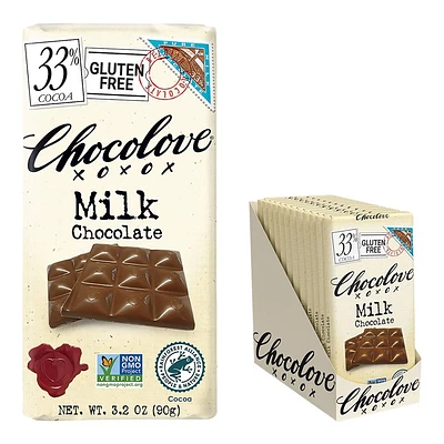 Chocolove Milk Chocolate Candy Bar - 3.2oz