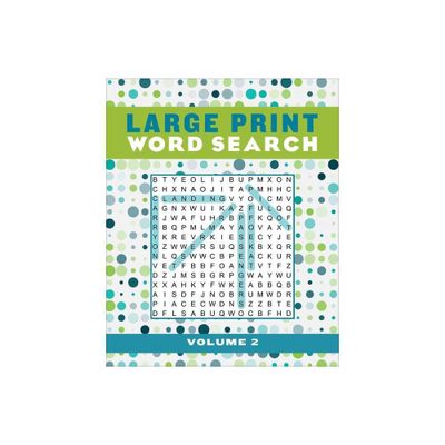 Large Print Word Search Volume 2 - (Large Print Puzzle Books) by Editors of Thunder Bay Press (Paperback)