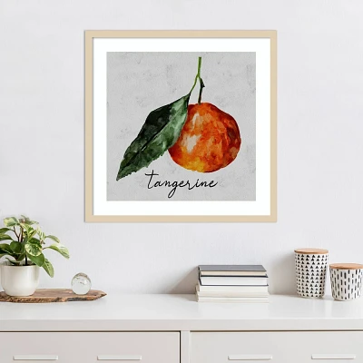 Amanti Art 25x25 Summertime Citrus III by Regina Moore Wood Framed Wall Art Print