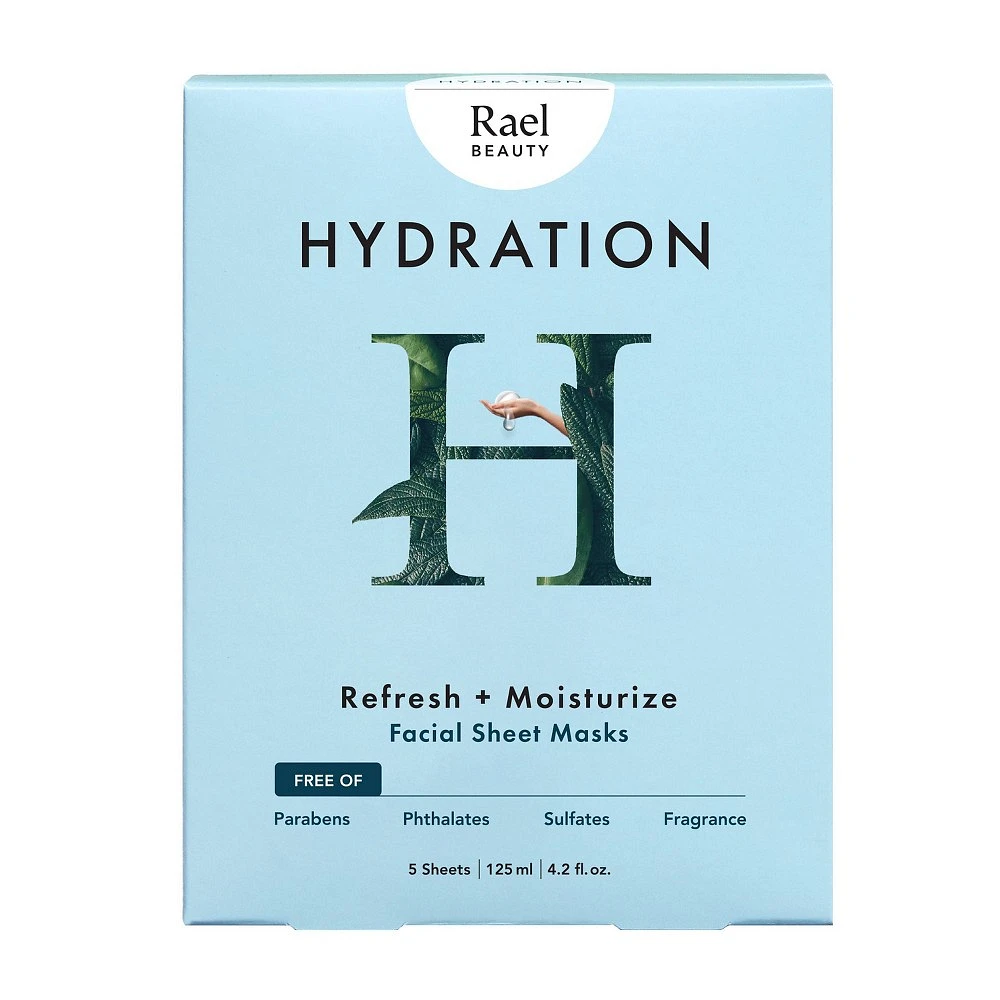 Rael Beauty Hydration Facial Sheet Mask - 5ct/4.2oz