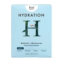 Rael Beauty Hydration Facial Sheet Mask - 5ct/4.2oz