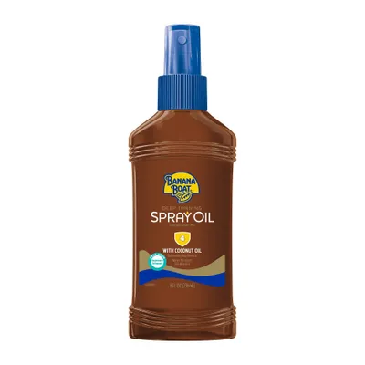 Banana Boat Deep Tanning Oil Sunscreen Pump Spray - SPF 4 - 8oz