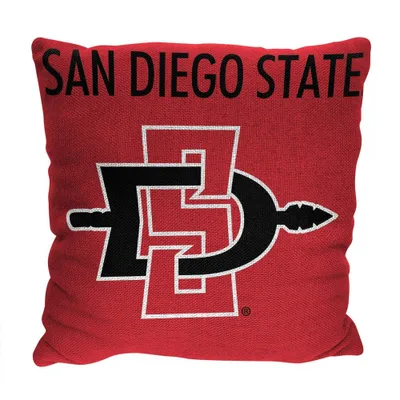 NCAA San Diego State Aztecs Stacked Woven Pillow