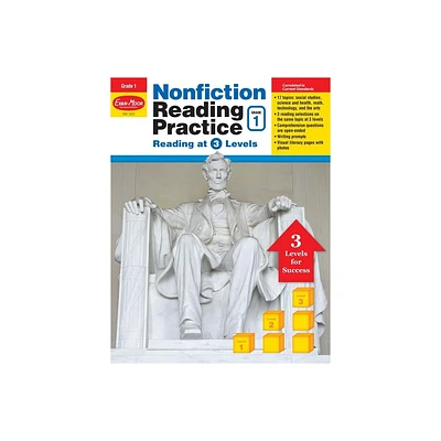 Nonfiction Reading Practice, Grade 1 Teacher Resource - by Evan-Moor Educational Publishers (Paperback)