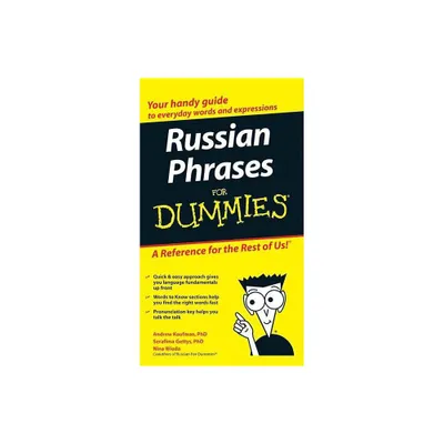 Russian Phrases for Dummies - (For Dummies) by Andrew D Kaufman & Serafima Gettys (Paperback)