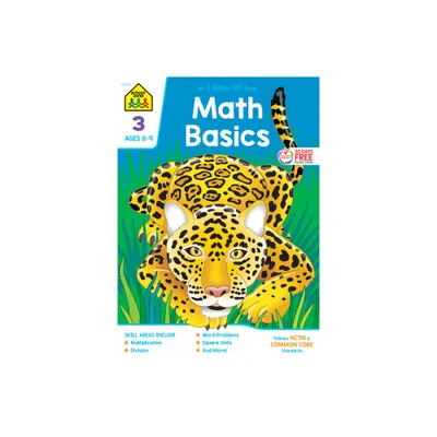 School Zone Math Basics Grade 3 Workbook - (Paperback)