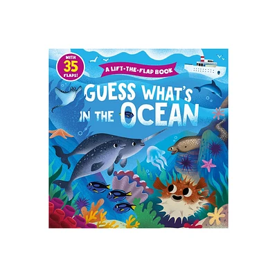 Guess Whats in the Ocean - (Clever Hide & Seek) by Clever Publishing (Board Book)