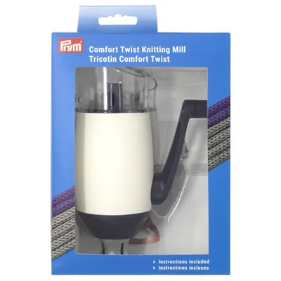 Prym Comfort Twist Knitting Mill: I-Cord Knitter Machine, Craft Kit for Ages 12+