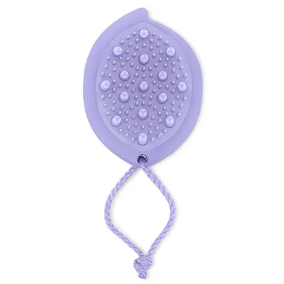 Wet Brush Go Green Oil Infused Scalp Massager and Exfoliator Hair Brush - Purple