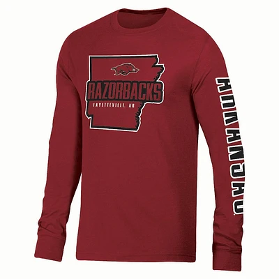 NCAA Arkansas Razorbacks Mens ong Sleeve T-Shirt