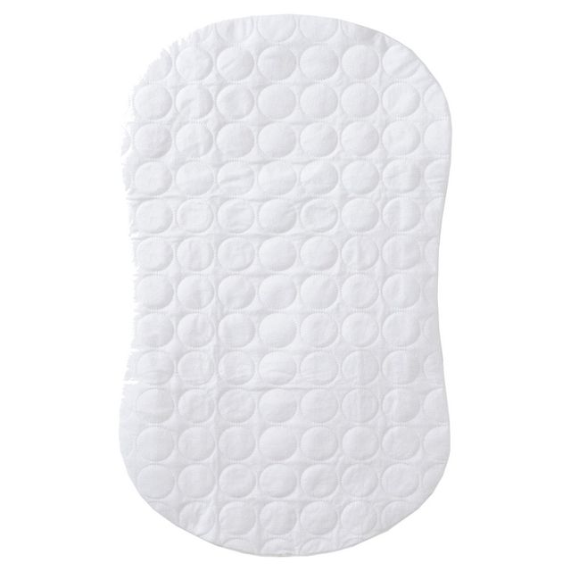 HALO Innovations Bassinest Swivel Sleeper Waterproof Mattress Pad  Quilted White