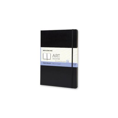 Moleskine Art Sketchbook A4 : Hard Cover, Plain Paper, Elastic Closure, Pocket, Ribbon Marker, 96 Pages, FSC Certified