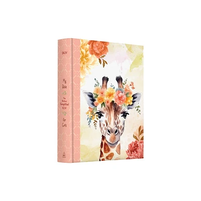 My Bible Skjv for Girls [Floral Giraffe] - by Christopher D Hudson (Hardcover)