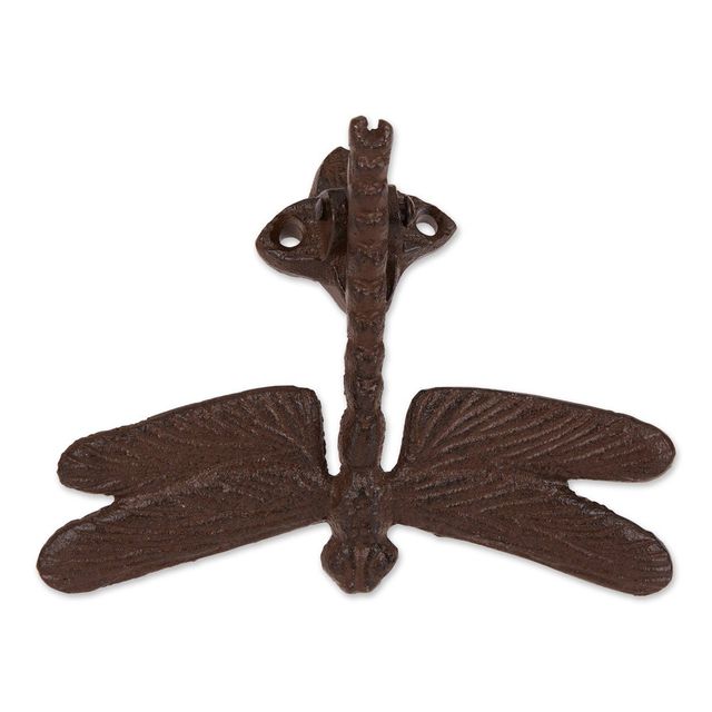 Cast Iron Dragonfly Door Knocker Bronze - Zingz & Thingz: Durable, Indoor/Outdoor, Housewarming Gift Idea