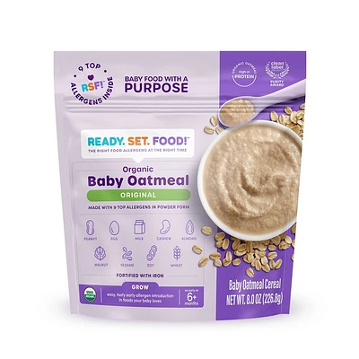 Ready, Set, Food! Baby Oatmeal - Original - 8oz