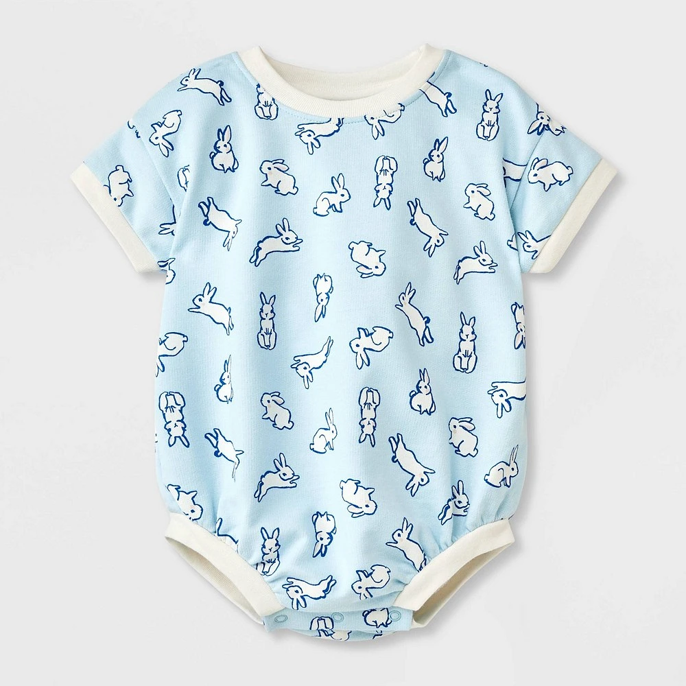 Cat & Jack Baby French Terry Bunny Romper