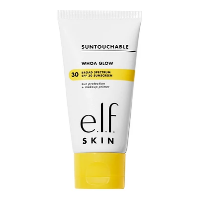 e.l.f. SKIN Suntouchable Whoa Glow Sunscreen & Primer - Sunburst - SPF 30 - 1.69 fl oz