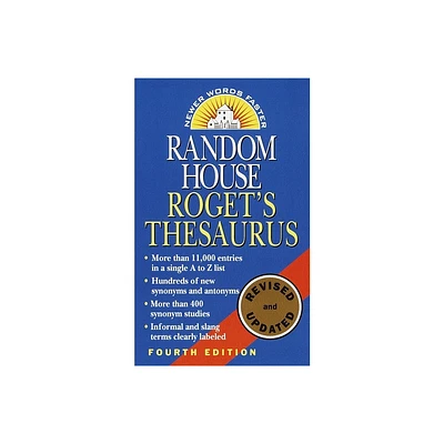 Random House Rogets Thesaurus - (Paperback)