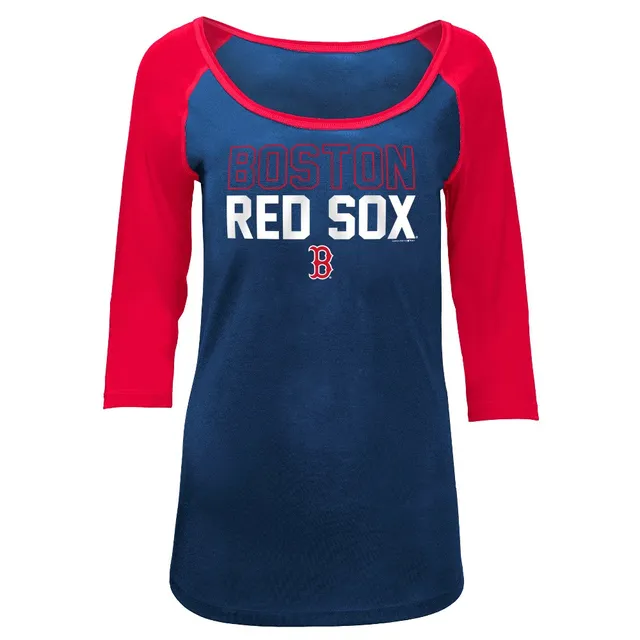 Mlb Boston Red Sox Women's Short Sleeve V-neck Fashion T-shirt - S : Target