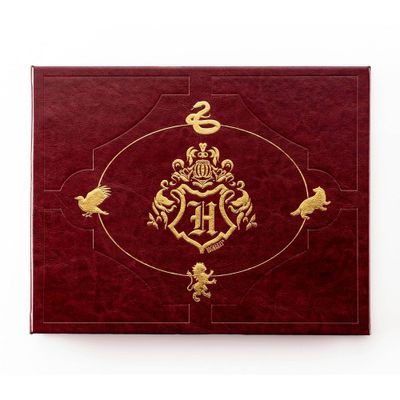 Warner Bros. Harry Potter Hogwarts Photo Album - Con*Quest Journals: Faux Leather Scrapbook, Holds 112 Photos, 80 Pages