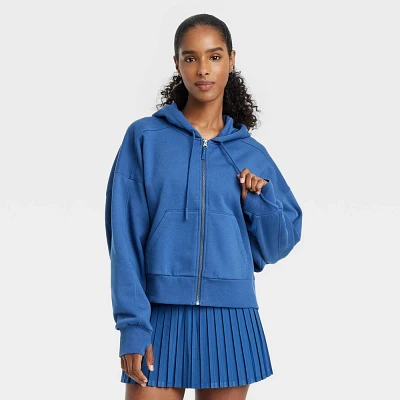 Women Fleece Full-Zip Hooded Sweathirt