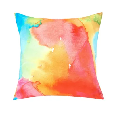 Pangea Decorative Pillow - Rochelle Porter: Bohemian Style, 20x20, Viscose & Cotton Blend, Abstract Tie Dye Design, Indoor Use