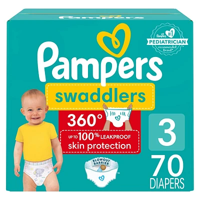 Pampers Swaddler 360 Disposable Baby Diapers - Size 3