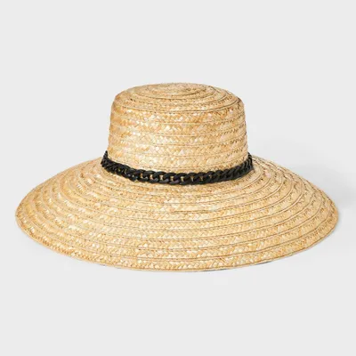 Straw Down Brim Hat