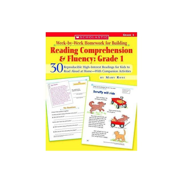 Week-By-Week Homework for Building Reading Comprehension & Fluency: Grade 1 - (Week-By-Week Homework for Building Reading Comprehension and)