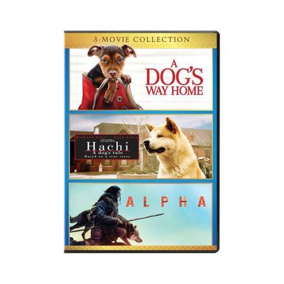 Alpha / A Dogs Way Home / Hachi: A Dogs Tale (DVD)(2021)