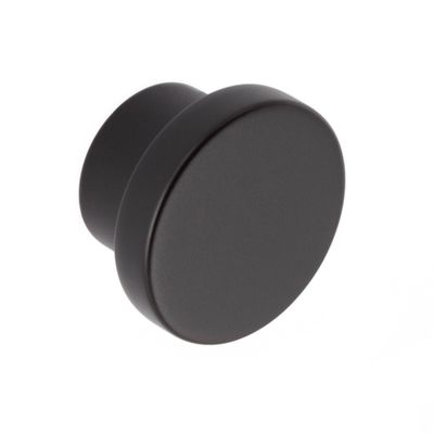 Sumner Street Home Hardware 5pk Ethan 1-1/4 Disc Knob in Matte Black