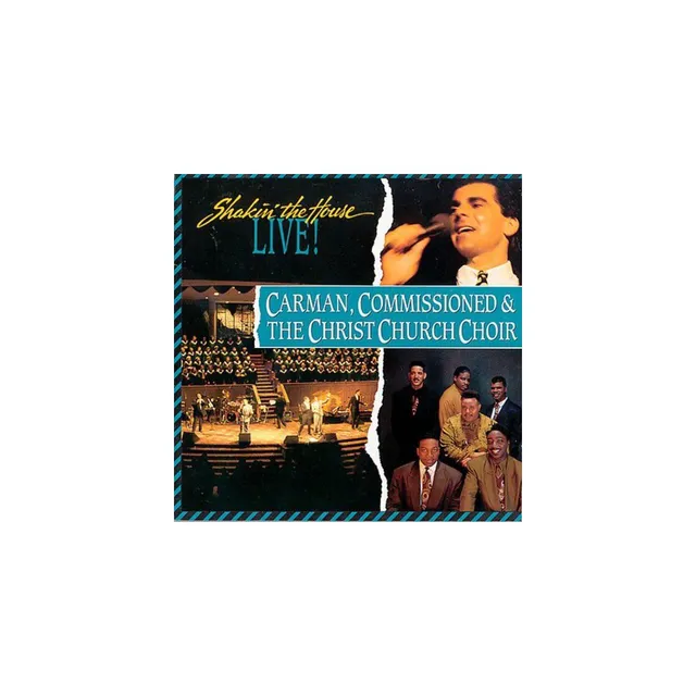 Carman, Commissioned And The Christ Church Choir: Shakin' The House...Live: CD Carman, Commissioned And The Christ Church Choir: Shakin' The House...Live: CD