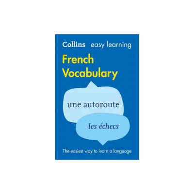 Easy Learning French Vocabulary - (Collins Easy Learning French) 2nd Edition by Collins Dictionaries (Paperback)