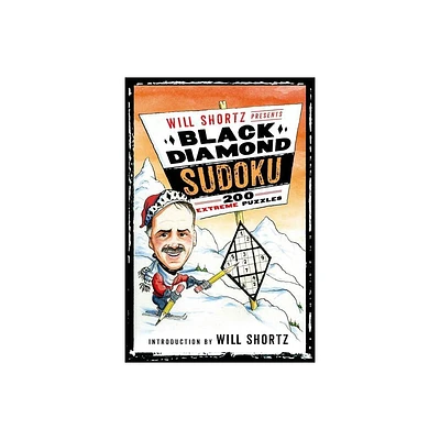 Will Shortz Presents Black Diamond Sudoku - (Paperback)