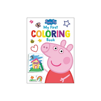 Peppa Pig: My First Coloring Book (Peppa Pig) - by Golden Books (Paperback)