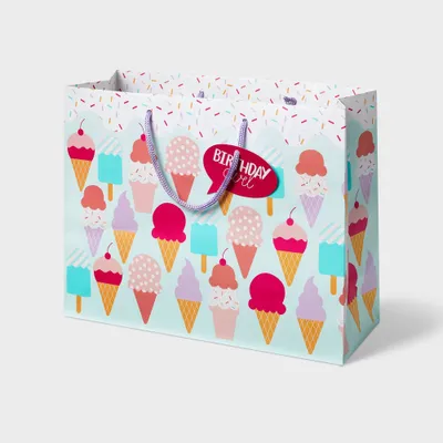 Ice Cream Medium Vogue Gift Bag - Spritz