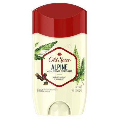 Old Spice Anti-Perspirant Deodorant for Men - Alpine with Hemp Seed Oil - 2.6oz