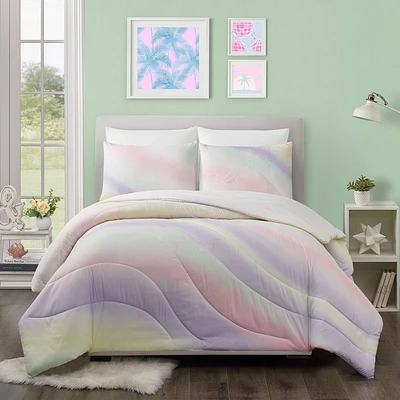 Teen  Pastel Swirl Comforter Set - Makers Collective