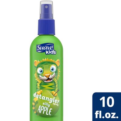 Suave Kids Detangler Spray For Tear-Free Styling Silly Apple - 10 fl oz