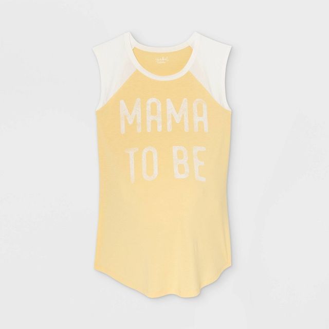 Mama To Be Baseball Graphic Maternity T-Shirt